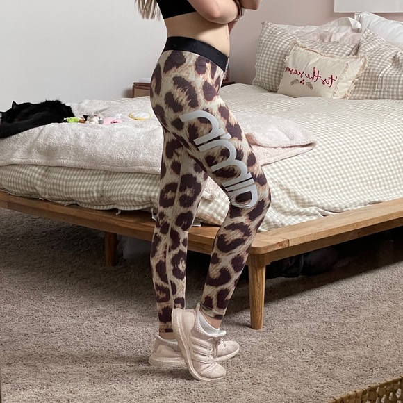 aimn leopard leggings